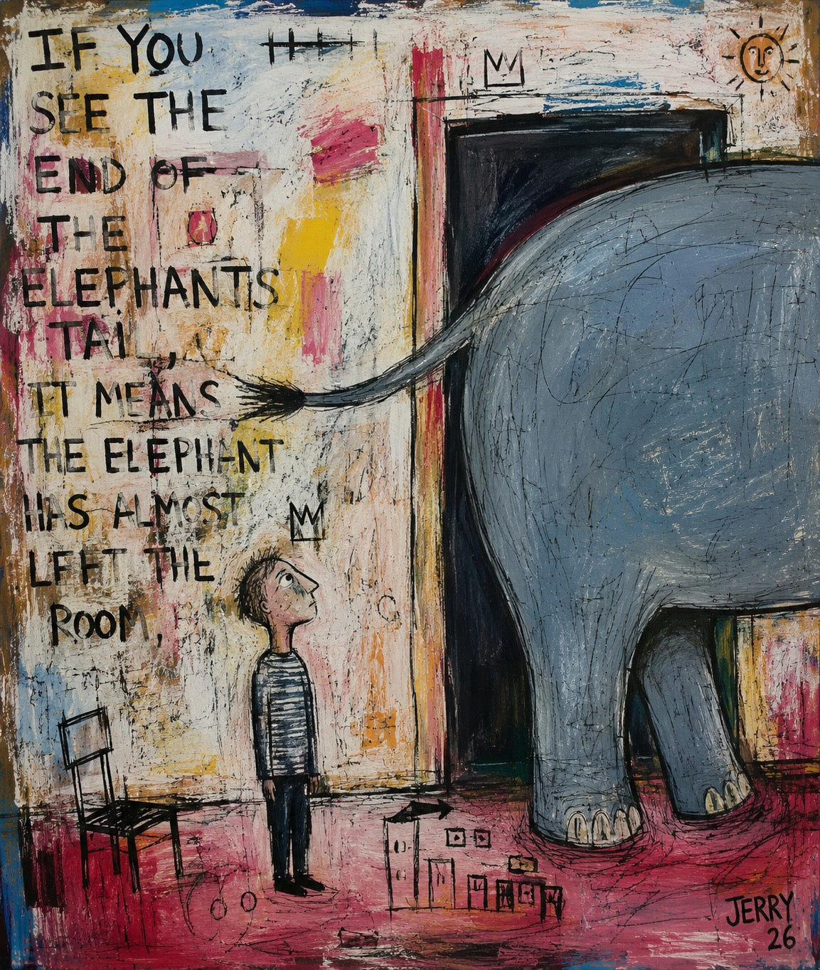 The Elephant Has Left the Room — JERRY