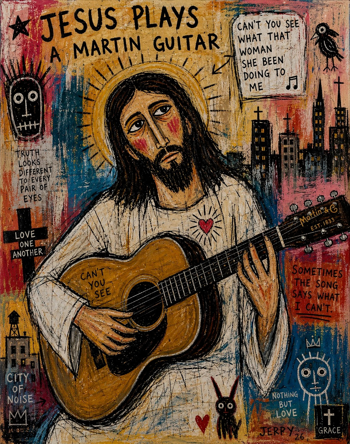 Jesus Plays a Martin Guitar — JERRY