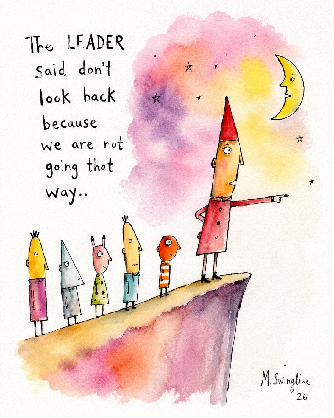Don’t Look Back — Milton Swingline
