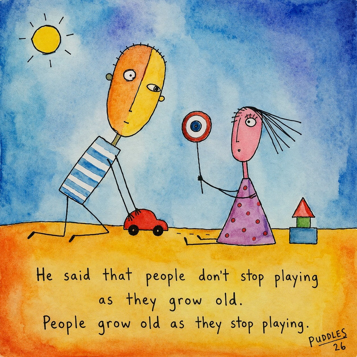 Never Stop Playing — PUDDLES